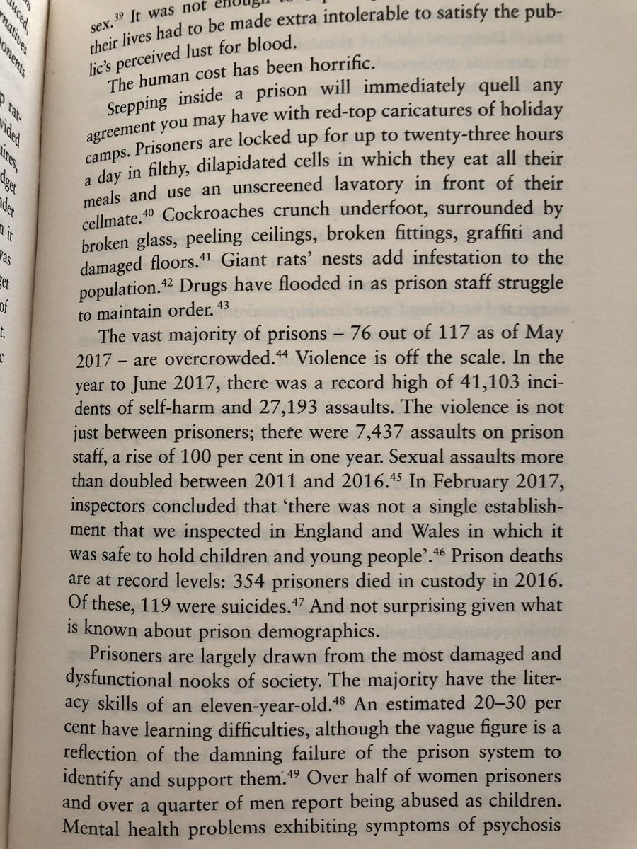 Justice truly done means reversing the c£1bn cut to prisons that has resulted in dangerous understaffing & overcrowding, a collapse in training and education, record violence and self-harm, rampant drug abuse, infestation and “not a single establishment safe to hold children.”