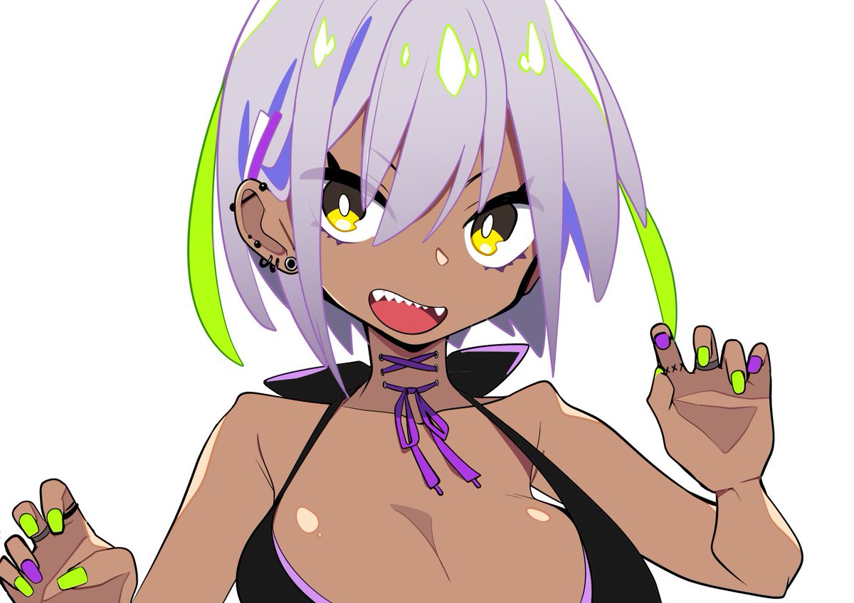 「褐色 」|みずはのイラスト