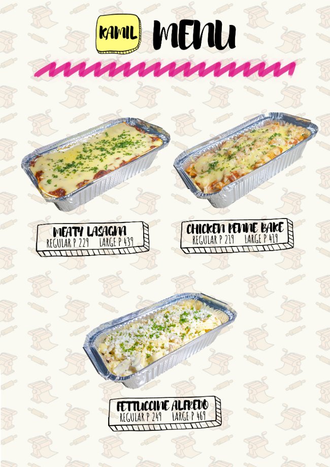 KamilCooks's tweet photo. WE'VE GOT SOMETHING NEW FOR YOU!
Another mouth-watering dish that'll surely make your day brighter. βοΈ
FETTUCCINE ALFREDO
Fresh, homemade fettuccine tossed with chunks of chicken and mushrooms in a special cream sauce. #KamilMenu
Place your orders now! β€οΈ https://t.co/C9wOjUdp4r