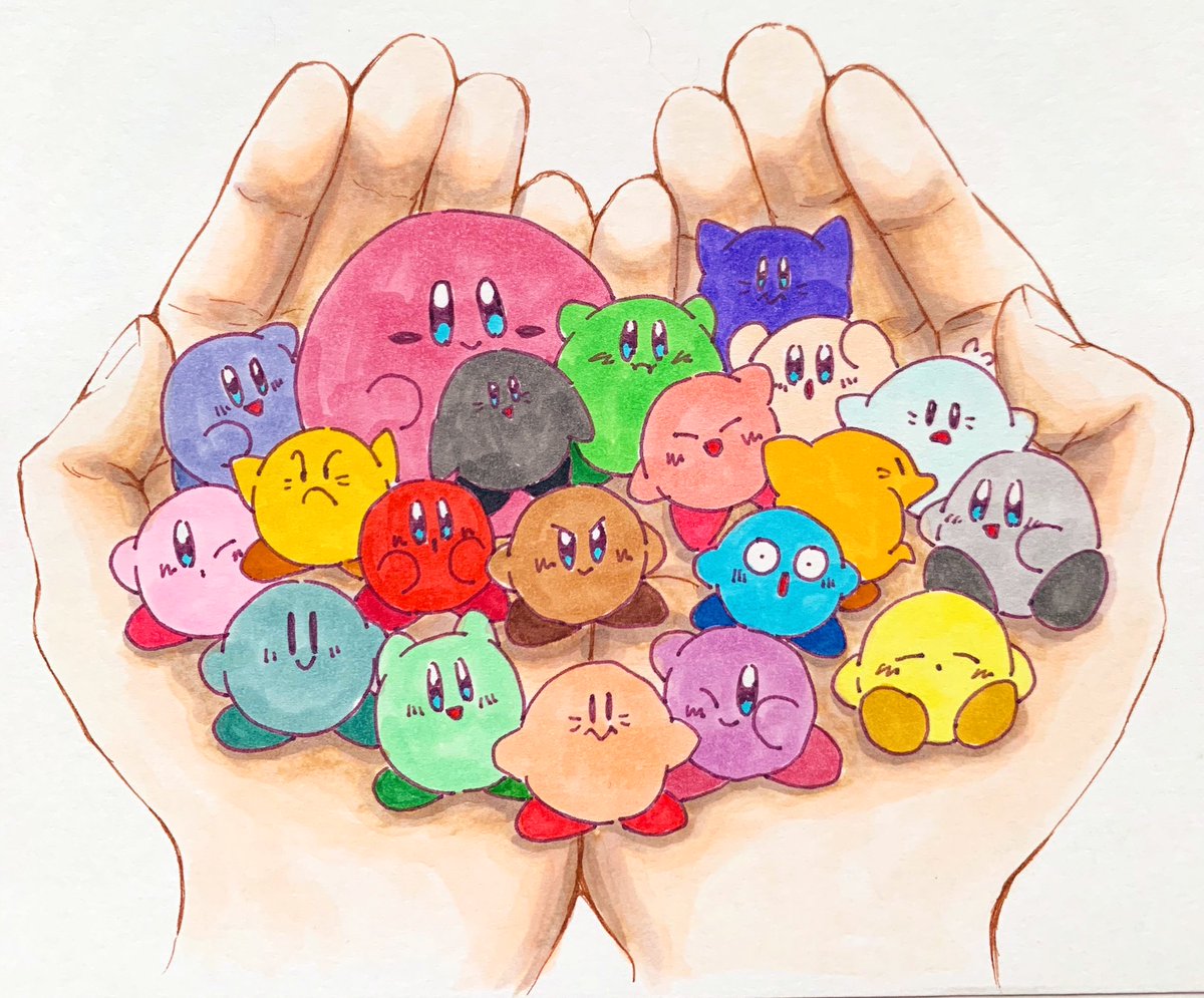 カービィ 色々居て良い Kirby Illust イラスト カービィ あら カービィのイラスト