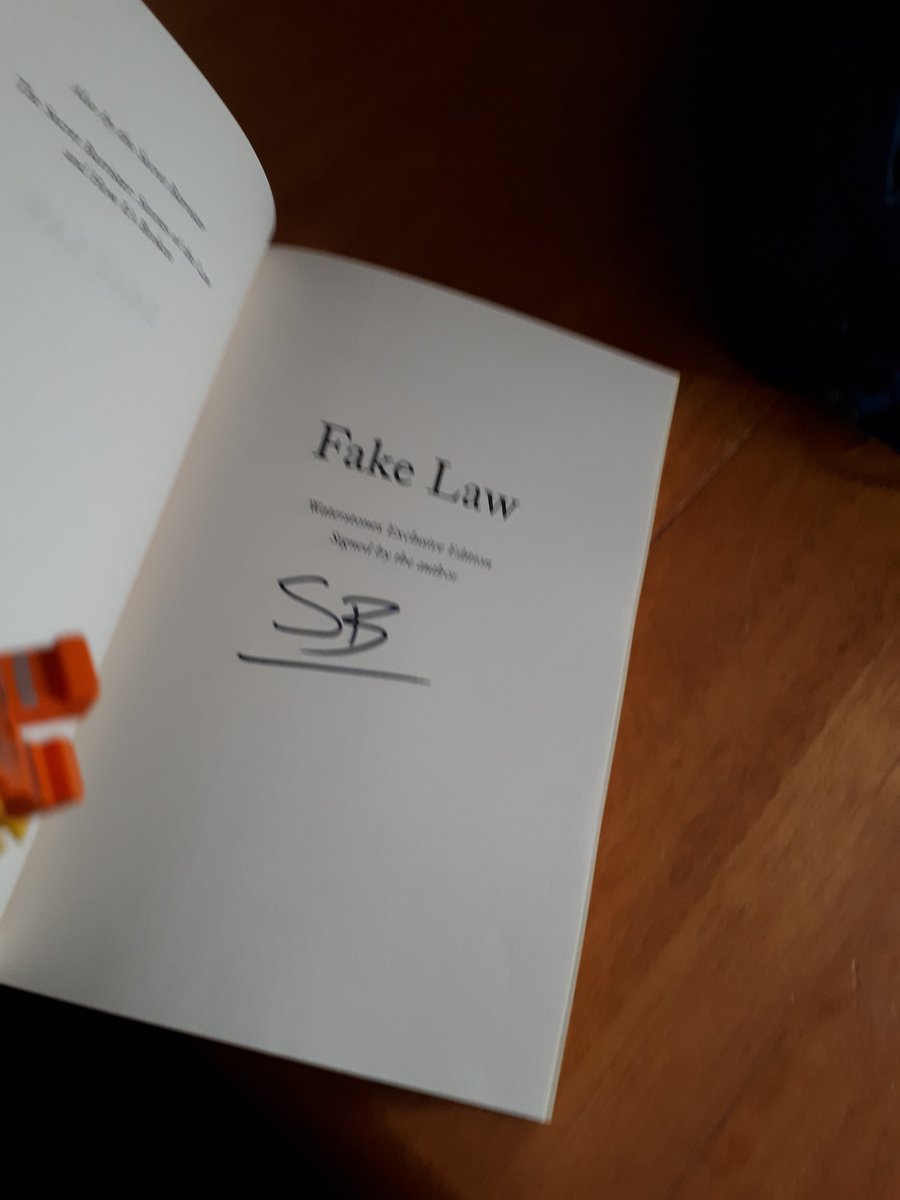 Angela Groves (@artemis_elf) on Twitter photo Hey <a href="/BarristerSecret/">The Secret Barrister 🦋</a> i'm quite patient so i don't often buy hardbacks, but you had the best publicity/marketing I've seen in ages. Even the signature makes me chuckle! Hey <a href="/BarristerSecret/">The Secret Barrister 🦋</a> i'm quite patient so i don't often buy hardbacks, but you had the best publicity/marketing I've seen in ages. Even the signature makes me chuckle!
