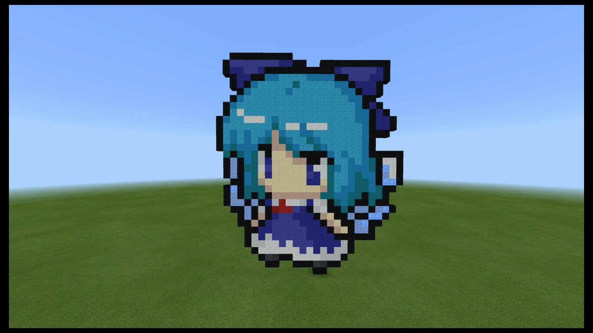 誰つく さめプロ 東方projectのチルノをドット絵にして マイクラに作りました 東方project マインクラフト 誰つく さめプロ 東方projectのチルノをドット絵にして マイクラに作りました 東方project マインクラフト