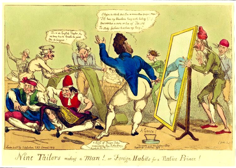 ‘Scissors thrown at the stage..’Tailors made London a world capital of style; fashionable aristocrats depended on themWhy did they also insult them- & why did tailors ‘riot’ in 1805?PLUS: what are the 9 tailors?All will be revealed  @BBCRadioLondon  @robertelms 11.30 MONDAY