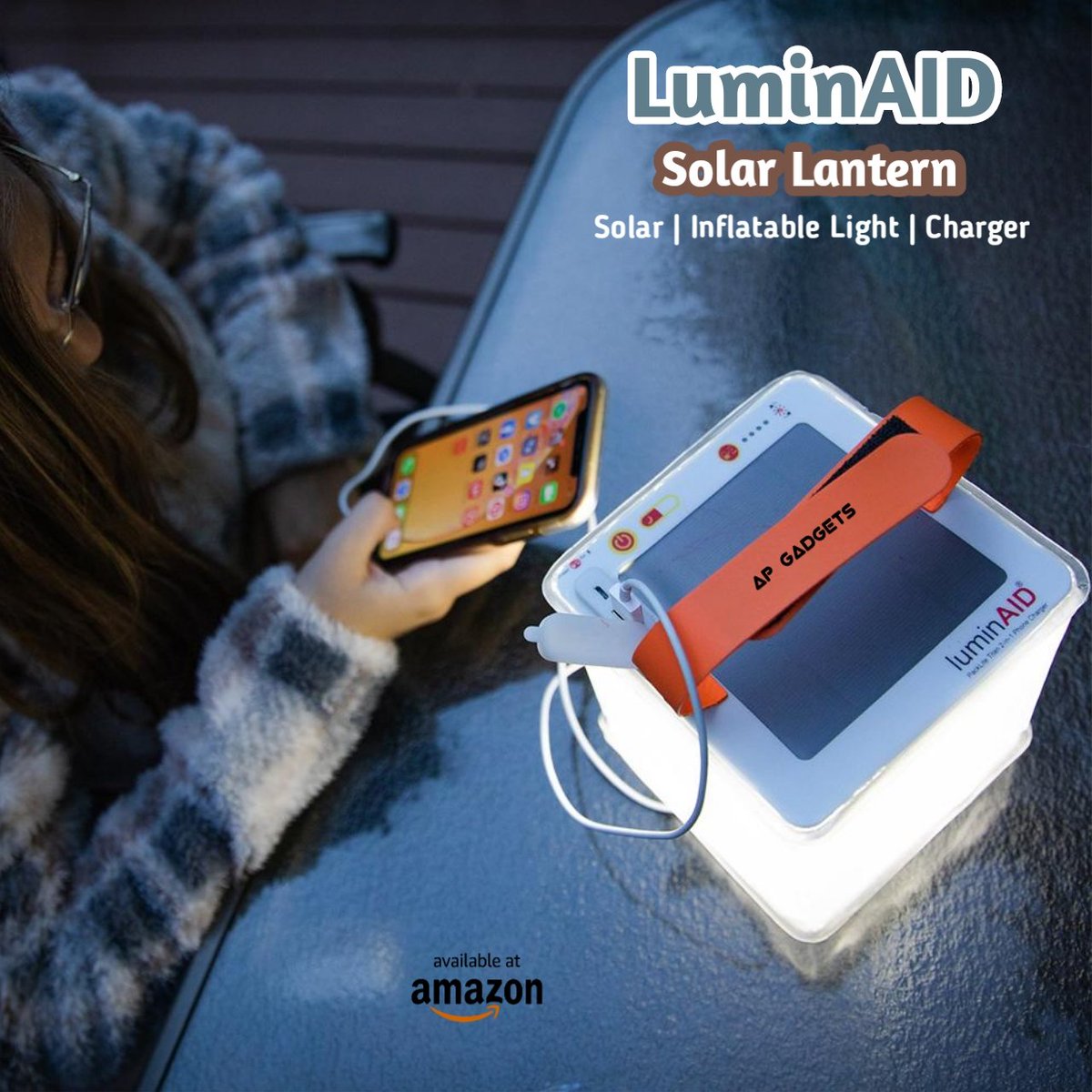 ap_gadgets's tweet image. LuminAID : Solar Portable Light  Charger
Give a ❤️ and follow &quot;APGadgets&quot; to be updated with latest and useful Gadgets for day-to-day life.
@LuminAIDLab @luminaidvzla
*{Price : From USD $32.99 / ₹2600}

#gadgets #technology #Solar #solarenergy #solarpower #solarlight #light