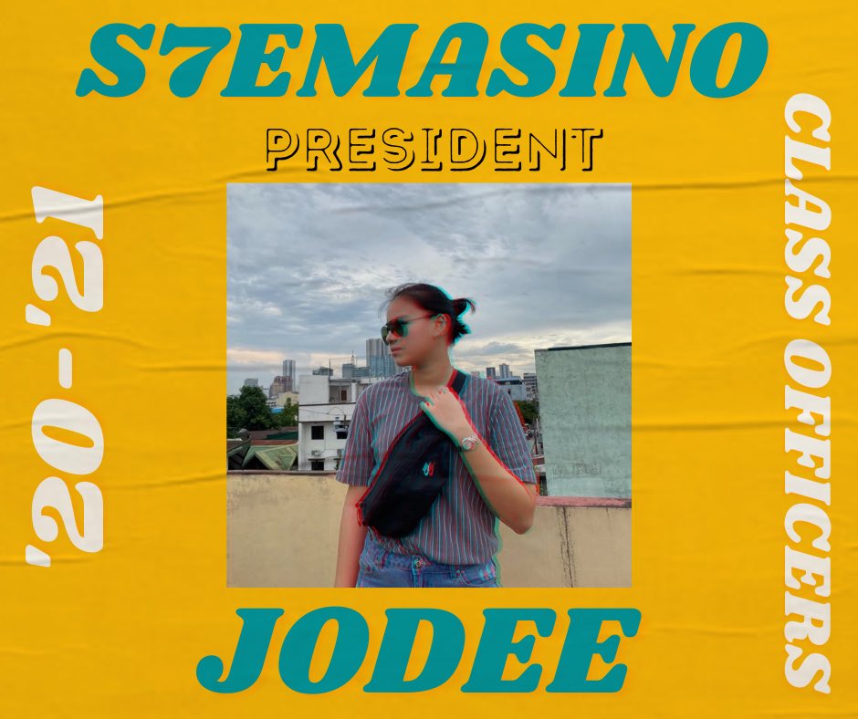 stemsebeyn's tweet photo. Jodee Guinevere Glifonea, @jodeedavinci, the Class President

#Pre$idEnT
#11STEM7
#baBhie https://t.co/U4CILUDw5h