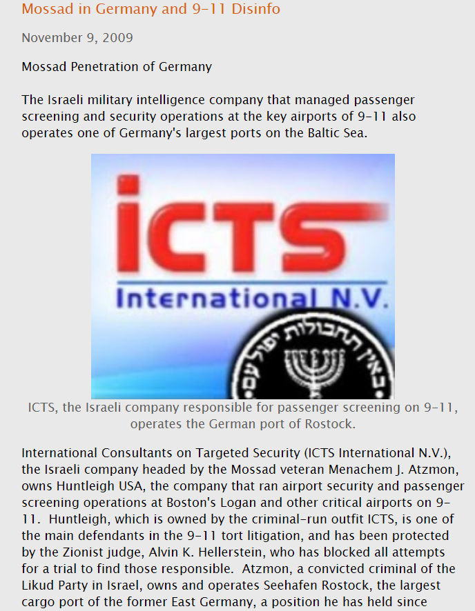 Bollyn wrote Nov 2009 he had been duped by Mossad agent Frau Marek pretending to be former E German physicist when he wrote in Feb 2002 about DEW & THEL, ideas some people still promote in spite of "published scientific evidence of super-thermite found by Dr. Steven E. Jones"45/