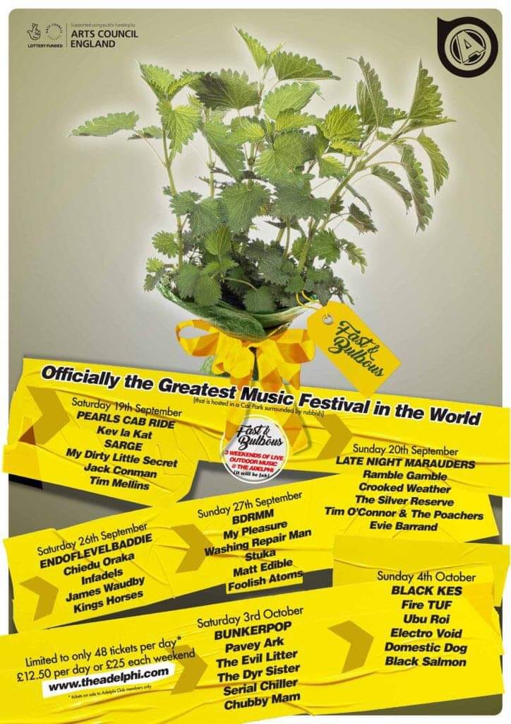 We're playing a gig! Fast &amp; Bulbous is back at The Adelphi.