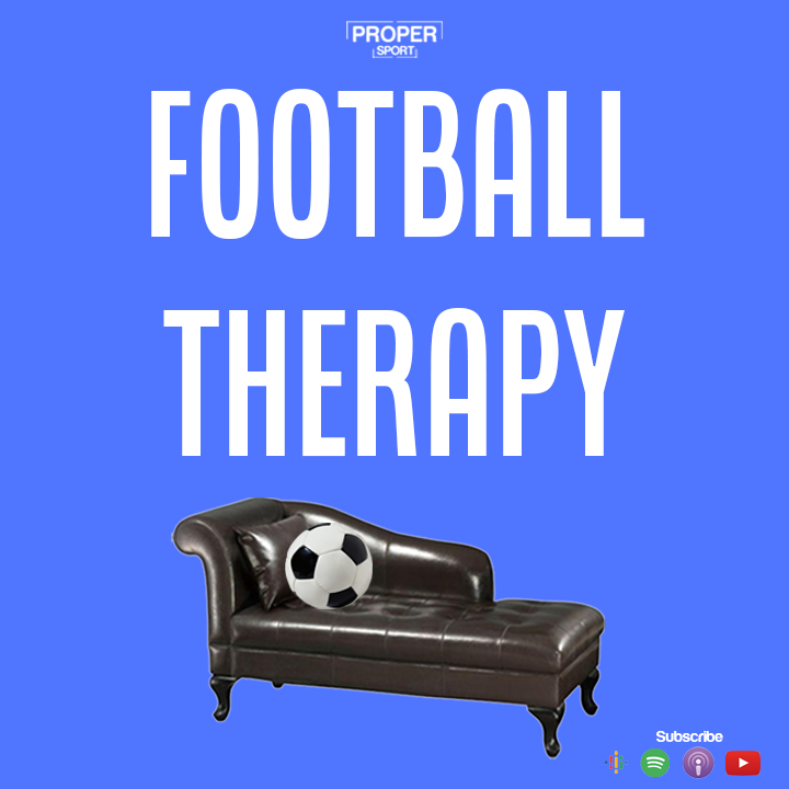TherapyFooty's tweet photo. We are back!

New live shows Monday 9:15pm with @Dom_Leeds and @SamBrydges on @ProperSport YouTube and Facebook!

Get following/subscribing:

YouTube: https://t.co/HM7857PcSX

Facebook: https://t.co/FKpdt7BEOS 

Subscribe on podcast apps including apple: https://t.co/dh9qttMLd4 https://t.co/Ue1Il02KOG