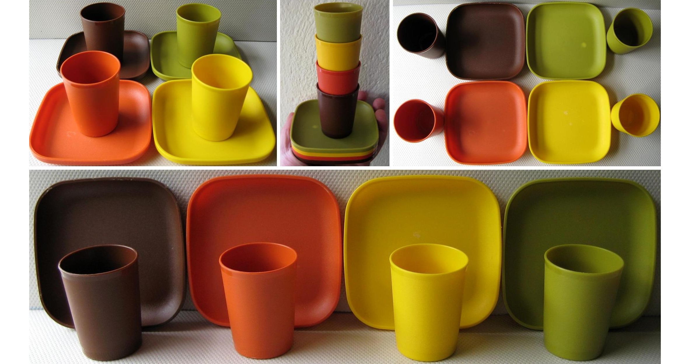 Vintage 2025 tupperware plates