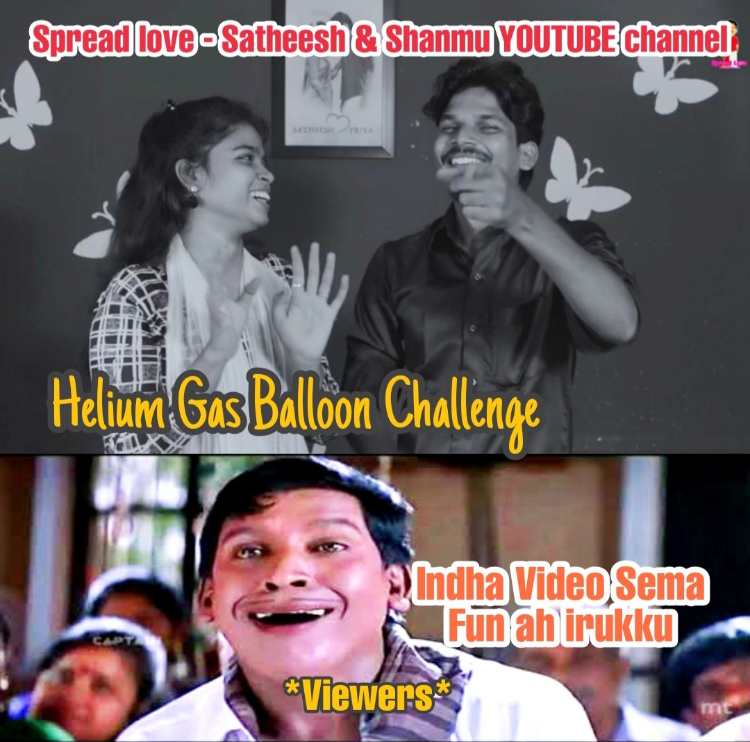 Mediakarann's tweet image. Helium GAS balloon Challenge 👌🤣🔥 #couplegoals @TamilCinemaBuzz

Watch &amp;amp; Have Fun ▶️ youtu.be/PEXbNq2nXZE

#FunFact #challenge2020 #comedy