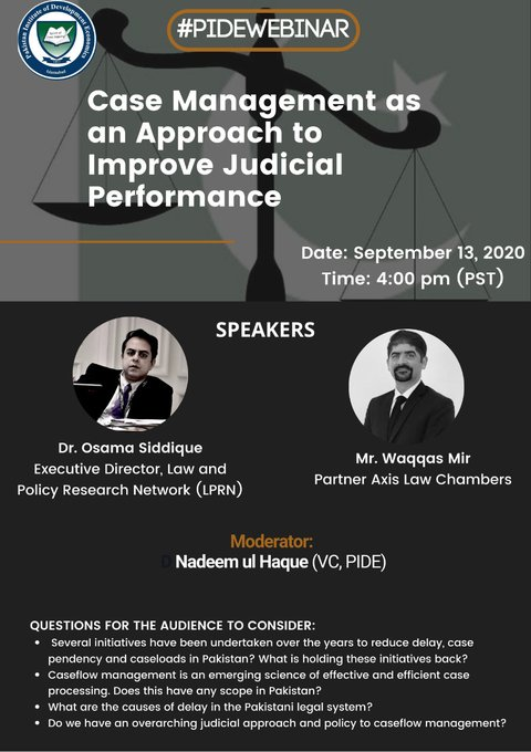 PIDEpk's tweet photo. #PIDEwebinar on #JudicialPerformance is #HappeningNow
Catch Us Live 🔴 https://t.co/JgjmrTd4pK
#PIDEIdeas @wordoflaw #PIDEWebinar #JudicialPerformance
@nadeemhaque @durre_nayab_ @PlanComPakistan @wordoflaw @DrOsamaSiddique https://t.co/FxQM3DeHXC