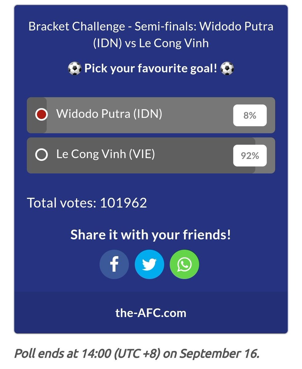idextratime's tweet photo. 🇮🇩 Indonesia Memanggil!!! 🔥🔥🔥

Wah gila sih ini kita ketinggalan jauh! Ayo langsung vote gol Widodo C. Putro:

https://t.co/mHbnLYIswm https://t.co/OzfgaoOqQX