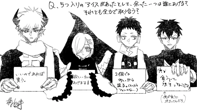 お題ありがとうございました! 