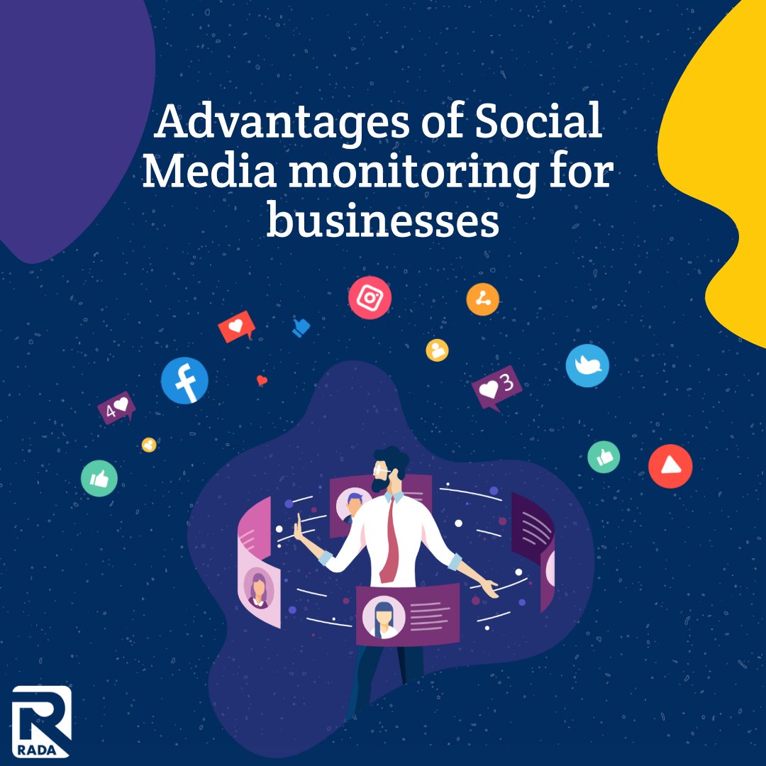 radapr_co's tweet photo. Here are some important facts about using social media monitoring:
1- It helps your brand stay relevant.
2- It helps you detect problems before they become a crisis.
3- It helps you find advocates for your brand.
4- It can help you win back your followers. 
#RadaSays https://t.co/yG7J7YAolk