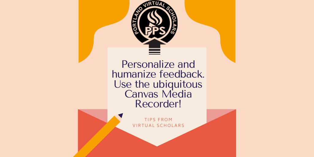 Course design for both synchronous and asynchronous online learning merits PLC time. 

<a href="/VirtualScholars/">PPS Virtual Scholars</a> Tip: Use the super convenient (&amp; easy) @CanvasLMS MEDIA RECORDER to add video feedback to any discussion, quiz or assignment. 

Click-Talk into your Camera-Save-DONE!
