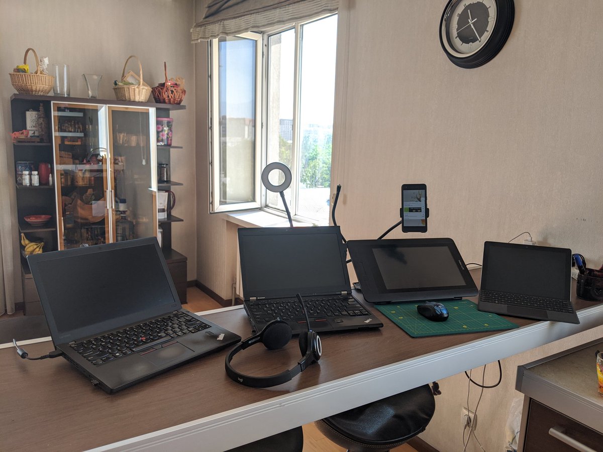 koustubh_sharma's tweet photo. #Run24SnowLeopards live workstation:
1. Seasoned #Thinkpad x230 &amp; x270 workhorses
2. Powerful streaming via #OBS &amp; #YouTube
3. Realtime #dropbox data sharing
4. Seamless #megaline connectivity in Bishkek
5. Formidable support by Jeff Brown @snowleopards
#tech4wildlife https://t.co/a7T0SWsx2w