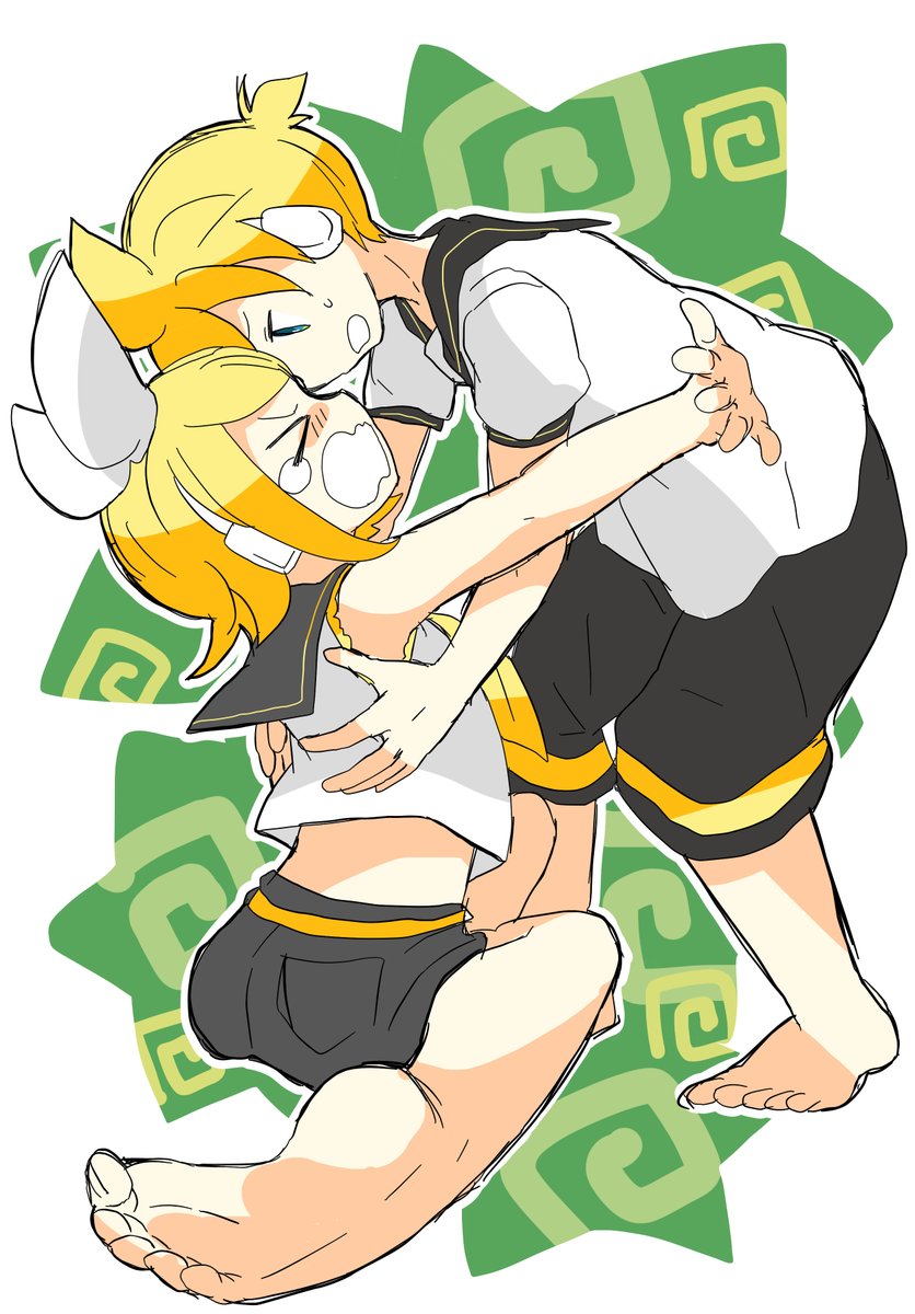 鏡音レン ,鏡音リン 「うちの鏡音はこんなかんじ 」|犬飼＠4/1ありがとうございました！🌟NEOKET4【B50】のイラスト