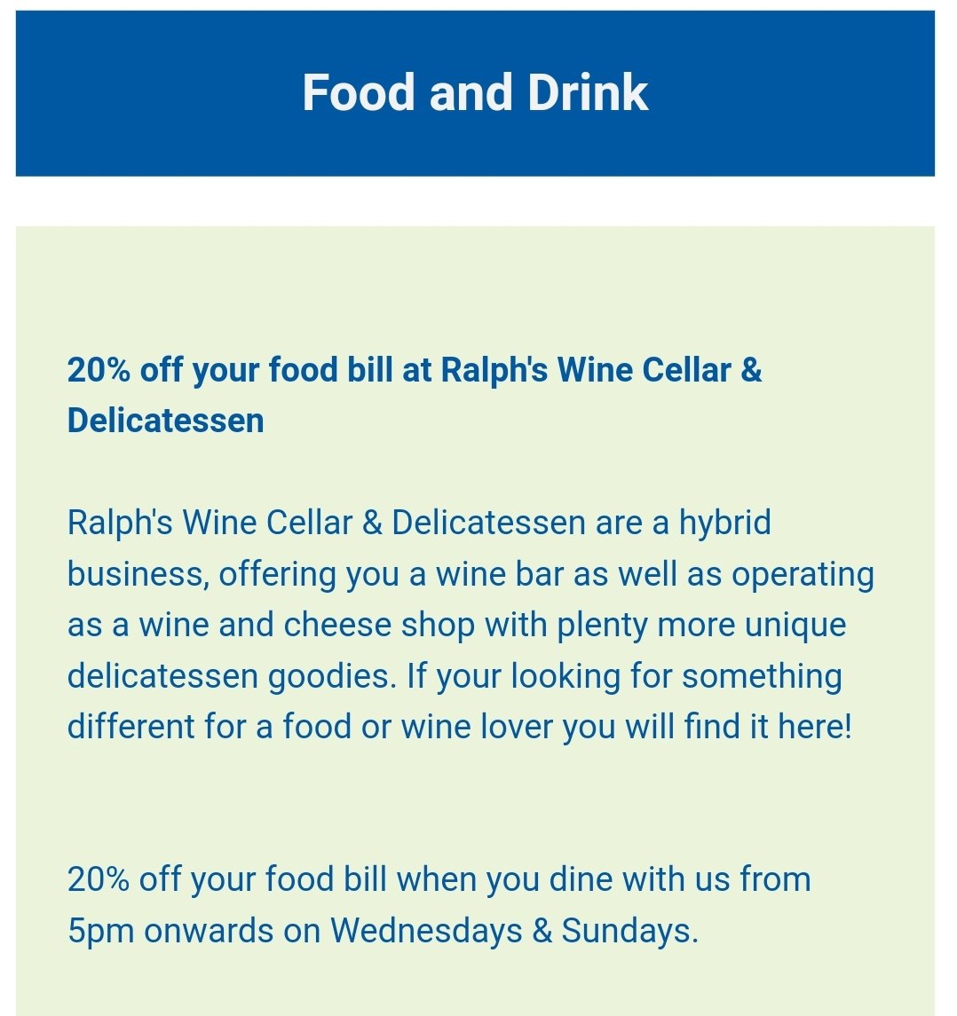 With your Richmond Card you can grab this exclusive offer <a href="/RalphsWines/">Ralph's Wine Cellar</a> You're welcome! @RBL_Richmond <a href="/TotallyRichmond/">Totally Richmond</a> #supportsmallbusiness