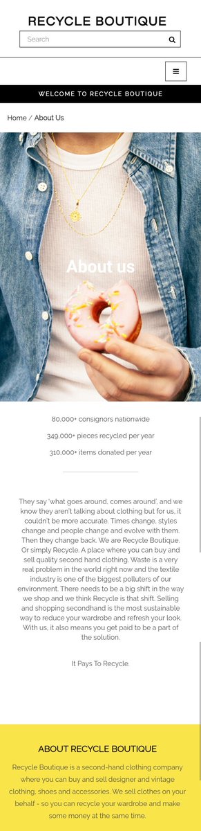 Next we have Recycle Boutique in Grey Street. Environmentally friendly, a bargain, and containing some serious fashion finds, it's well worth a visit.  #SorryAboutTheHamEastFocus