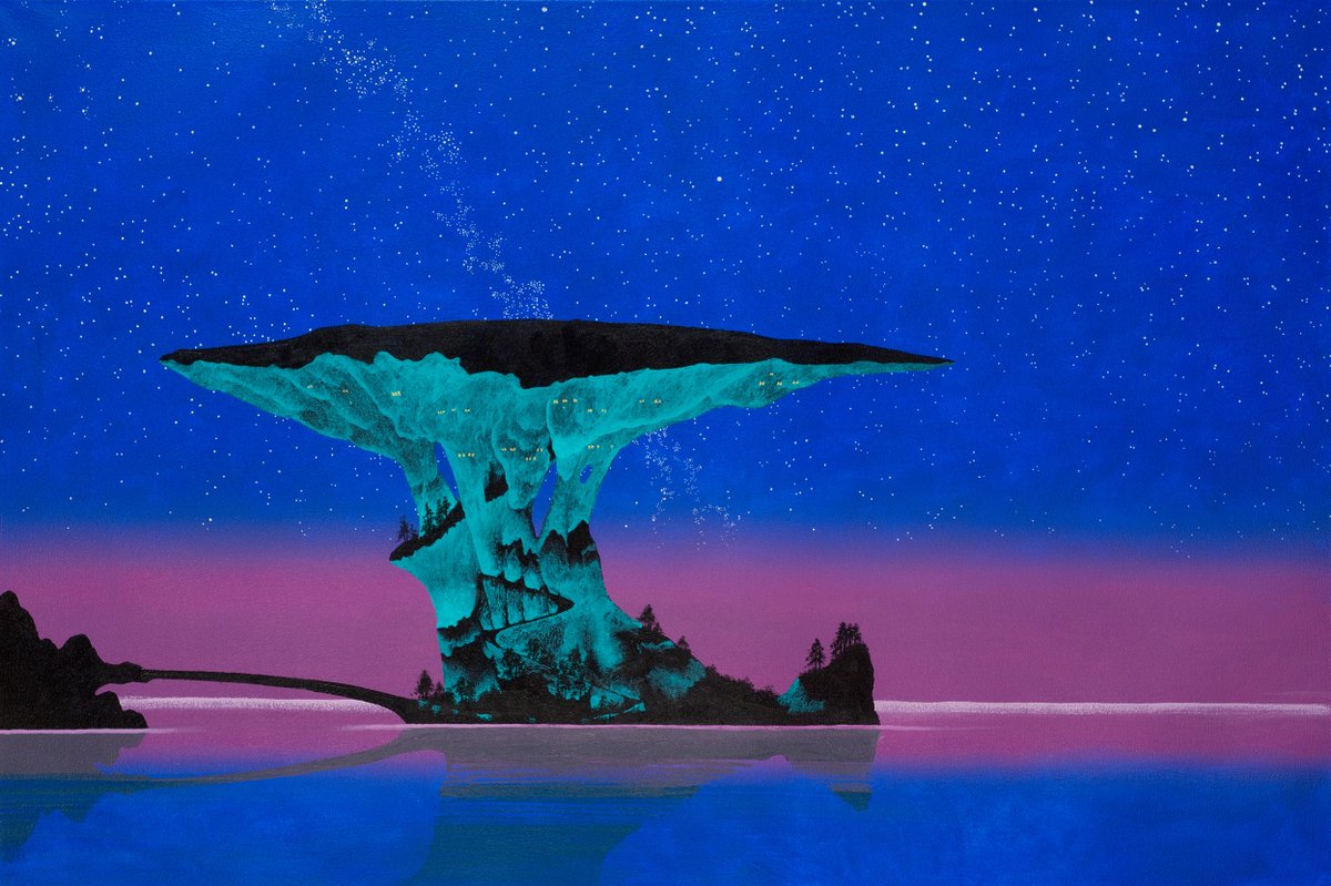 HumanoidHistory's tweet photo. Alien worlds by Roger Dean. https://t.co/bBKr9DK8ej