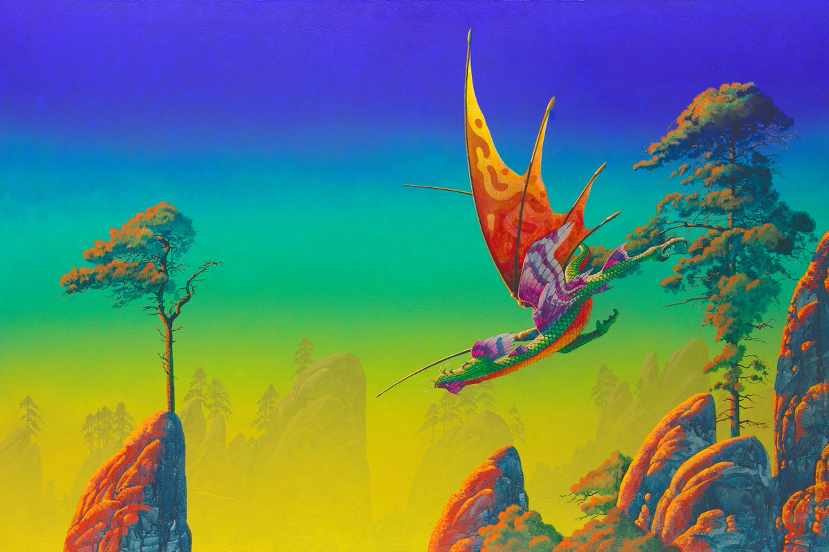 HumanoidHistory's tweet photo. Alien worlds by Roger Dean. https://t.co/bBKr9DK8ej