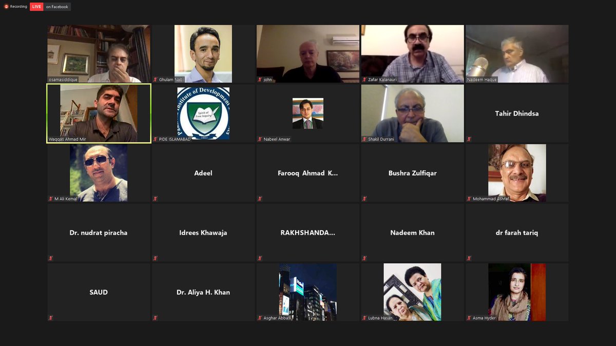 PIDEpk's tweet photo. @wordoflaw is speaking on "Case Mgt. as an Approach to Improve Judicial Performance" in the webinar hosted by @PIDEpk #PIDEIdeas @wordoflaw #PIDEWebinar #JudicialPerformance
@nadeemhaque @durre_nayab_ @PlanComPakistan @wordoflaw @DrOsamaSiddique https://t.co/kScTyUvBBJ