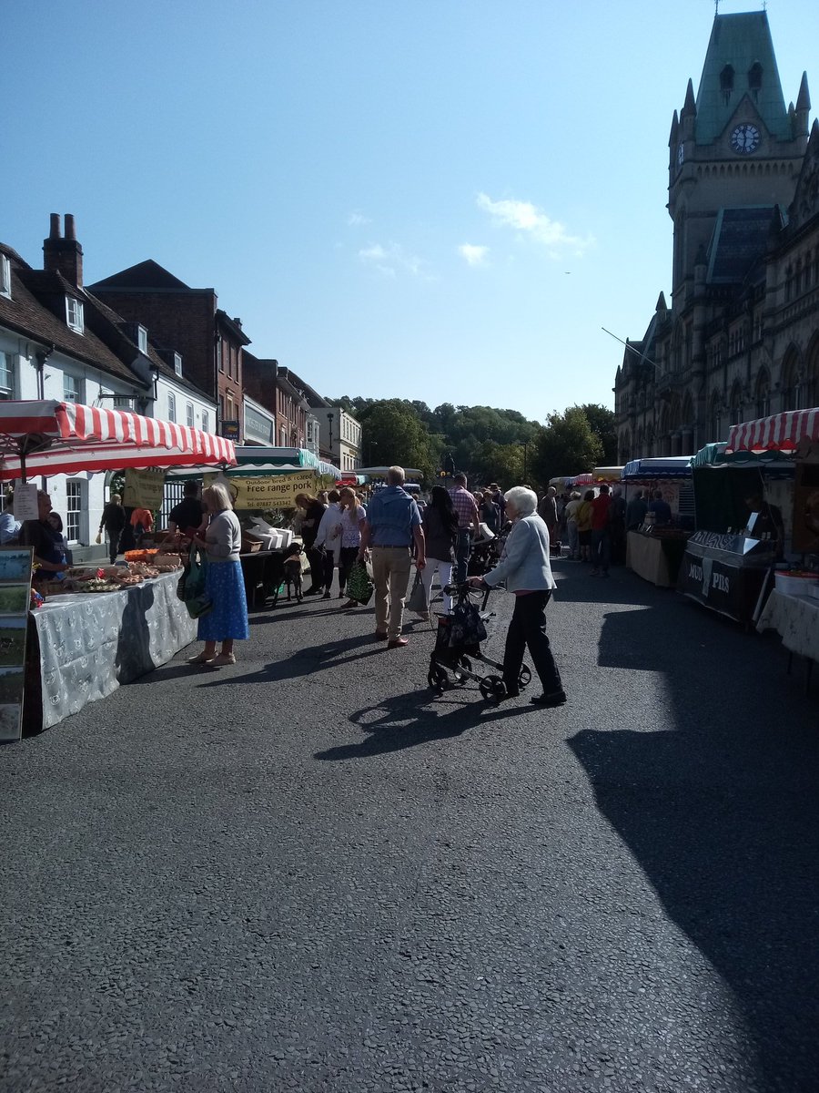 Like the @HantsFarmersMkt move to the Broadway in Winchester.