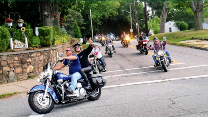jofitz7's tweet image. In today's @WoonsocketCall: Friends and family of Johnathan "John" Blain, who was killed in motorcycle crash in June, ride on in his memory during a bike run from Woonsocket to Connecticut Saturday. Photos/@ernesta1959