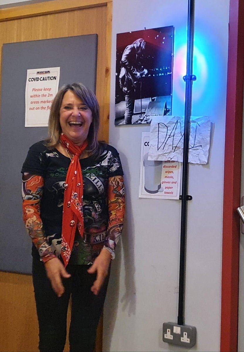 Proper fun and great work in the studio with Suzi Quatro......