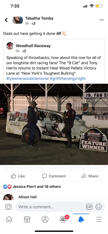 Tony harris (@tonyharris9cat) on Twitter photo Got the W last night at <a href="/WoodhullPR/">Woodhull Raceway</a> <a href="/woodhullraceway/">woodhull raceway</a> first time at the track in a year .track was beautiful . Thanks to all involved Got the W last night at <a href="/WoodhullPR/">Woodhull Raceway</a> <a href="/woodhullraceway/">woodhull raceway</a> first time at the track in a year .track was beautiful . Thanks to all involved