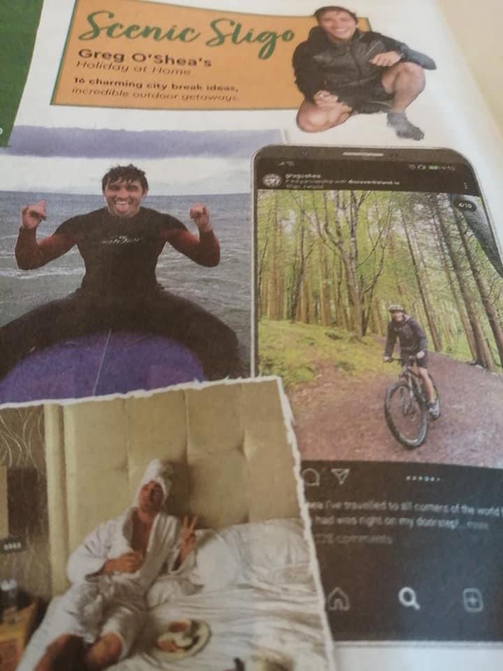 sligoparkhotel's tweet photo. Greg o Shea's amazing Sligo adventure featured in this weeks Sunday Independent. #makeabreakforit #gregoshea #sligostories #adventuresligo #discoverireland https://t.co/SwSBhg6sPl