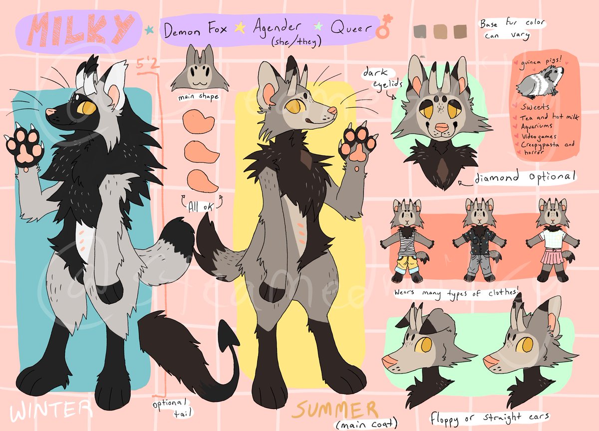 steamedmilky's tweet image. Opening up for another batch of these refs! 
$90 for 2 views, one headshot, 2 outfits
+$10 for another outfit
+$10 if from description
 V more options in comments 
Please comment or dm to claim!