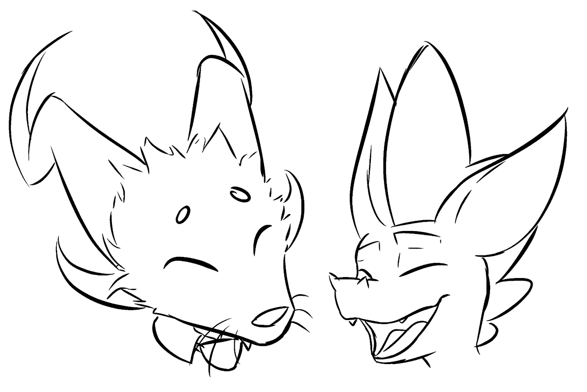 Quick doodle of some dragon friends c: @LaSpyke 