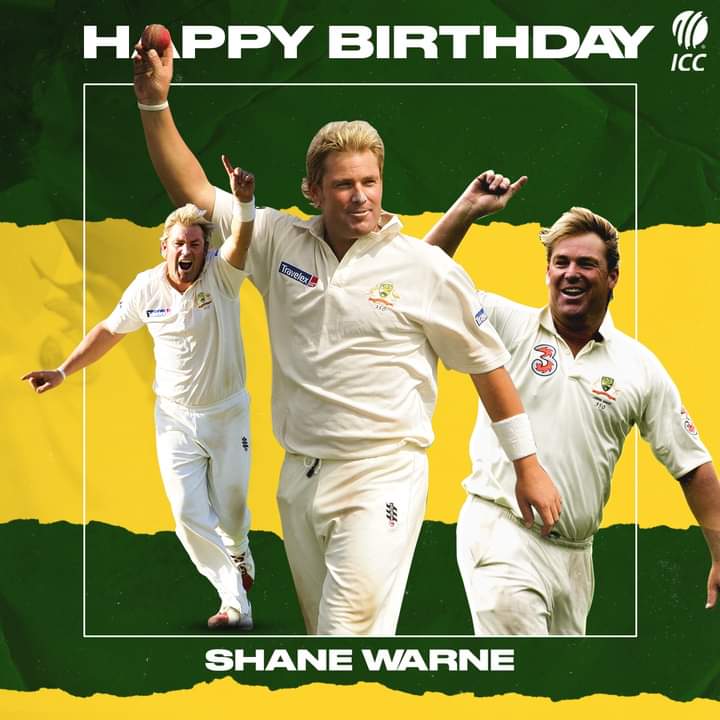 Happy Birthday, The Legendary Australian Leg Spinner, Mr Shane Warne. 