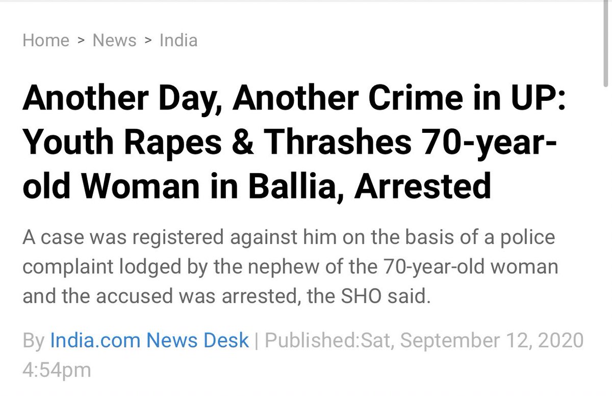 Uddhav Thackeray has failed miserably as a Chief Minister. Crimes - especially against women - are happening at a chilling regularity. Total collapse of law & order in the state. President’s rule should be imposed immediately.Here’s a thread exposing Uddhav’s incompetence.