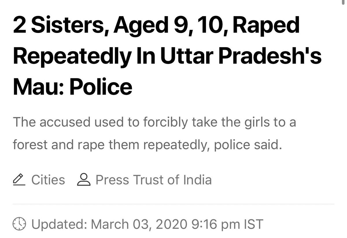 Uddhav Thackeray has failed miserably as a Chief Minister. Crimes - especially against women - are happening at a chilling regularity. Total collapse of law & order in the state. President’s rule should be imposed immediately.Here’s a thread exposing Uddhav’s incompetence.