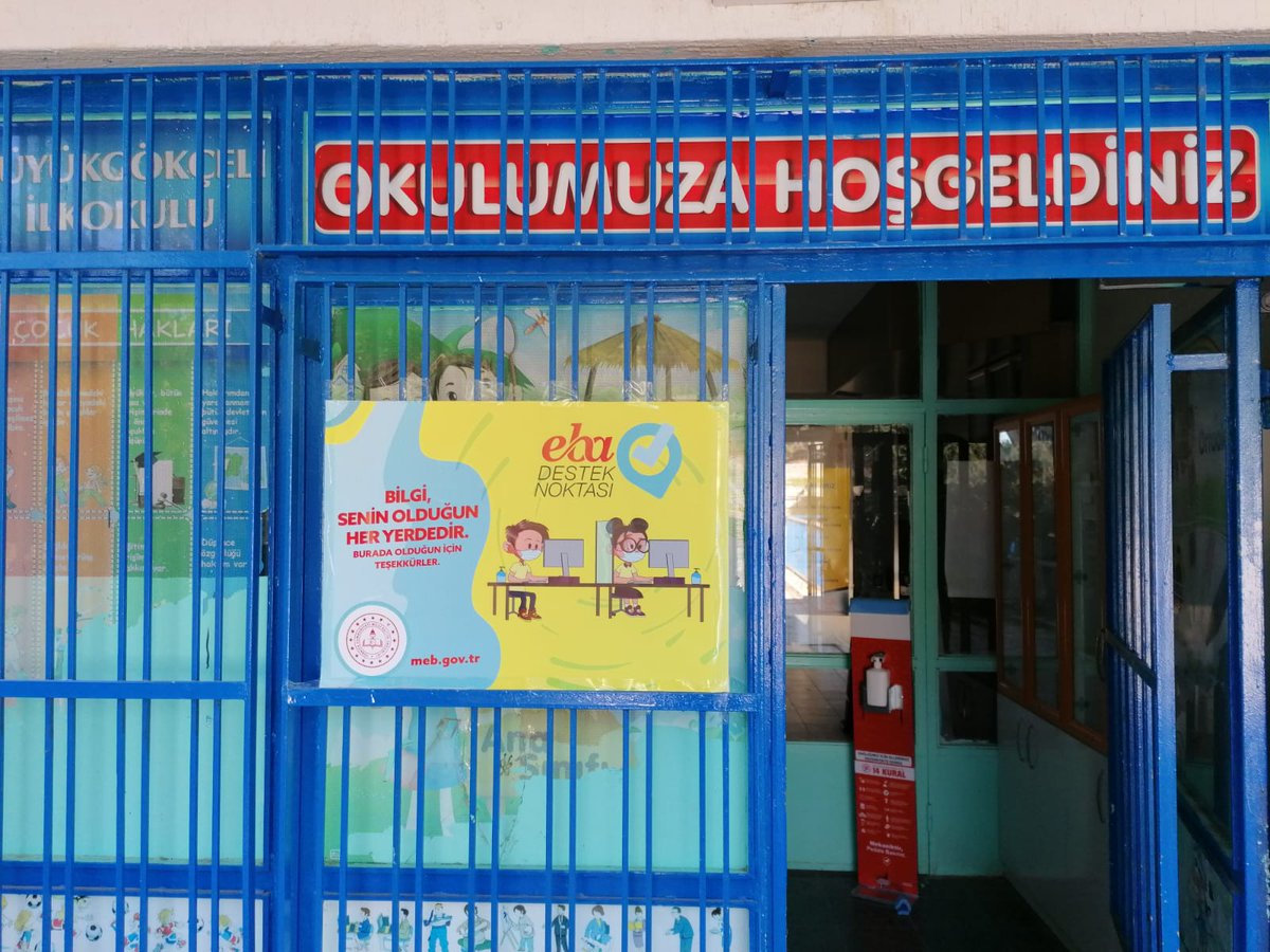 buyukgokceli's tweet photo. Ziya Öğretmenim #BurasıBizde Büyükgökçeli Şehit Şeref Arslan Ilkokulu ve Ortaokulu olarak internet erişimi olmayan öğrencilerimiz için #ebadestek noktamız hazırdır.@tcmeb @ziyaselcuk @ispartamem @dbomeryilmaz @fevzigcluu @MDEMRGUBUZ @seyhanmsa26 https://t.co/EEAZiyjcf2