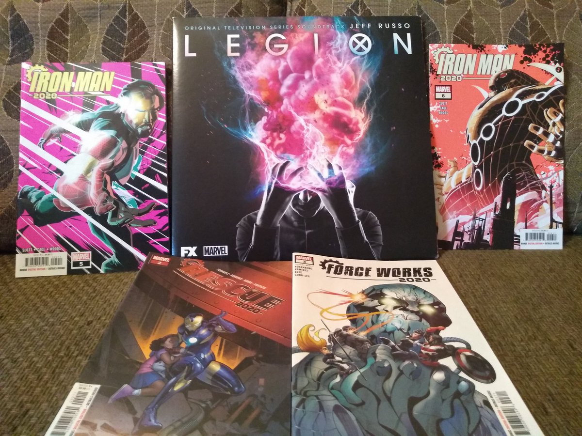 A great pairing for this afternoon; listening to the #Legion soundtrack on vinyl while finishing up the #IronMan2020 series :)