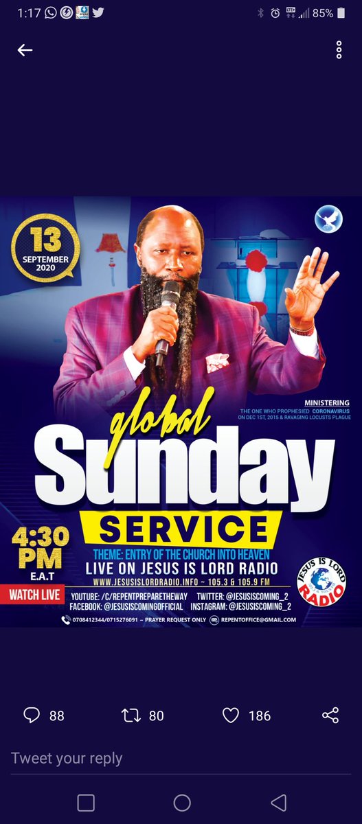 #SundayBlessedService
The Passover LAMB of GOD is 
VERY  important because
The Lamb of GOD was the one that took the scroll and all The 24elders went down.
WHY IS THE CHURCH OF CHRIST NOT WORSHIPPING THE LAMB OF GOD IN HOLINESS AND RIGHTEOUSNESS??😭😭😭😭