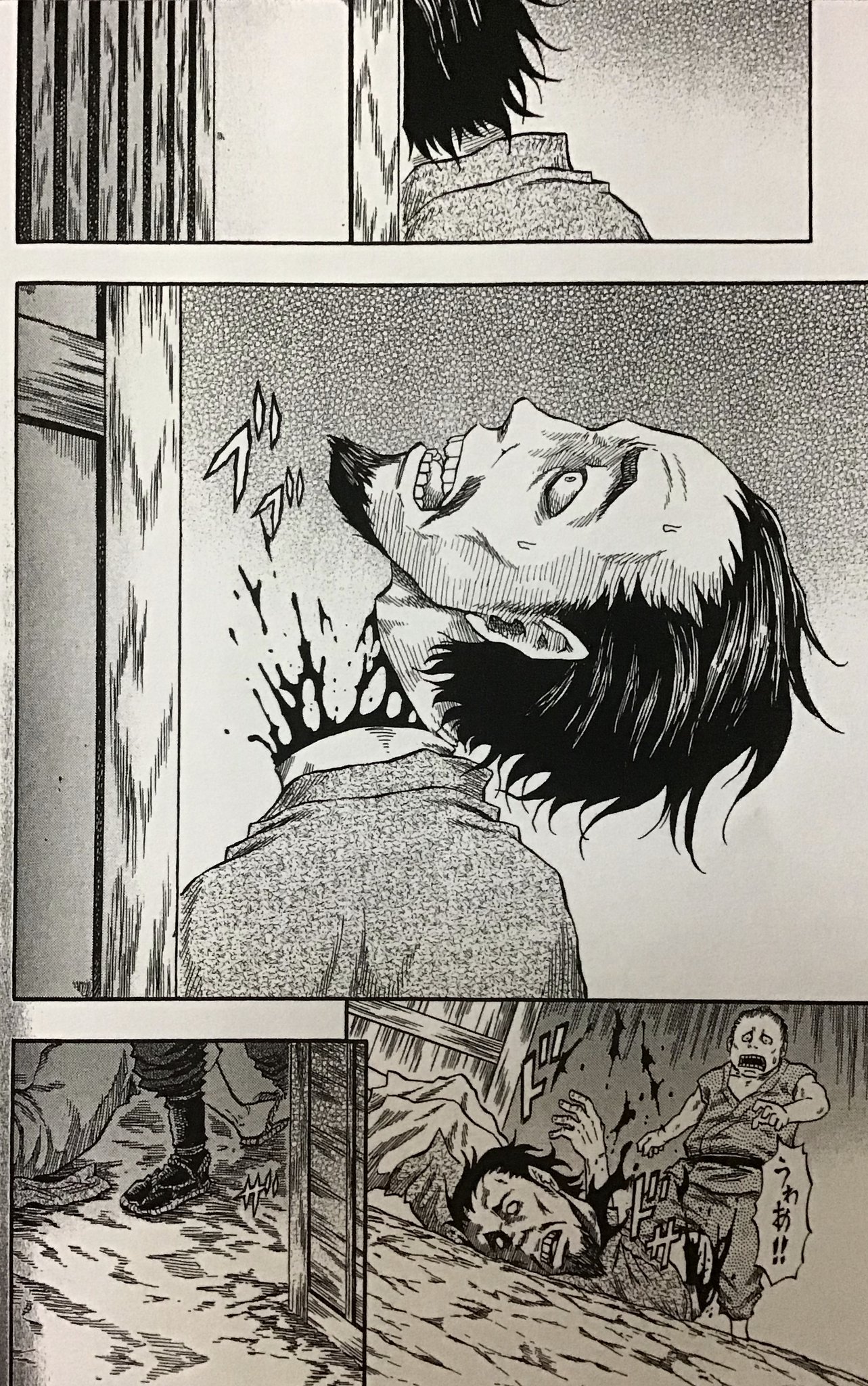 Tetsuo 乾良彦 マンガ家 辻斬りされる悪人顔のモブキャラ達 こういう演出は描いていて楽しい Tetsuo 乾良彦 マンガ家 辻斬りされる悪人顔のモブキャラ達 こういう演出は描いていて楽しい