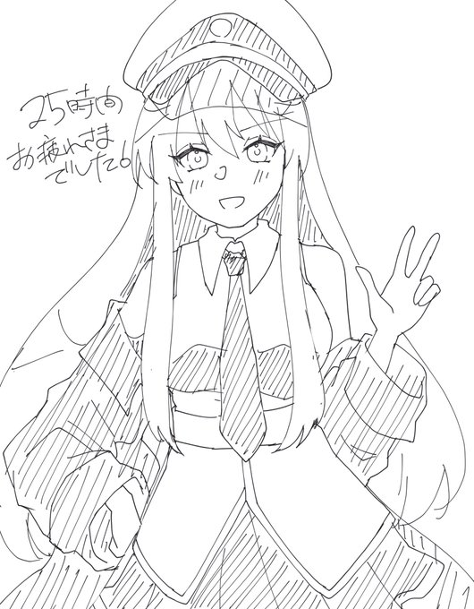 とりいそぎエンプラちゃんらくがき(?) 4年目もよろしくおねがいします! 