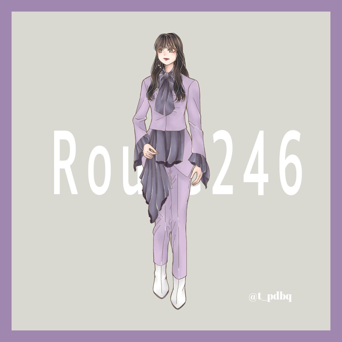 𝑅 乃木坂ちゃんの新衣装かわいい Route246 乃木坂46 齋藤飛鳥 乃木坂イラスト ファッション イラスト イラスト好きさんと繋がりたい 絵描きさんと繋がりたい T Co Q4w2pjddmq Twitter