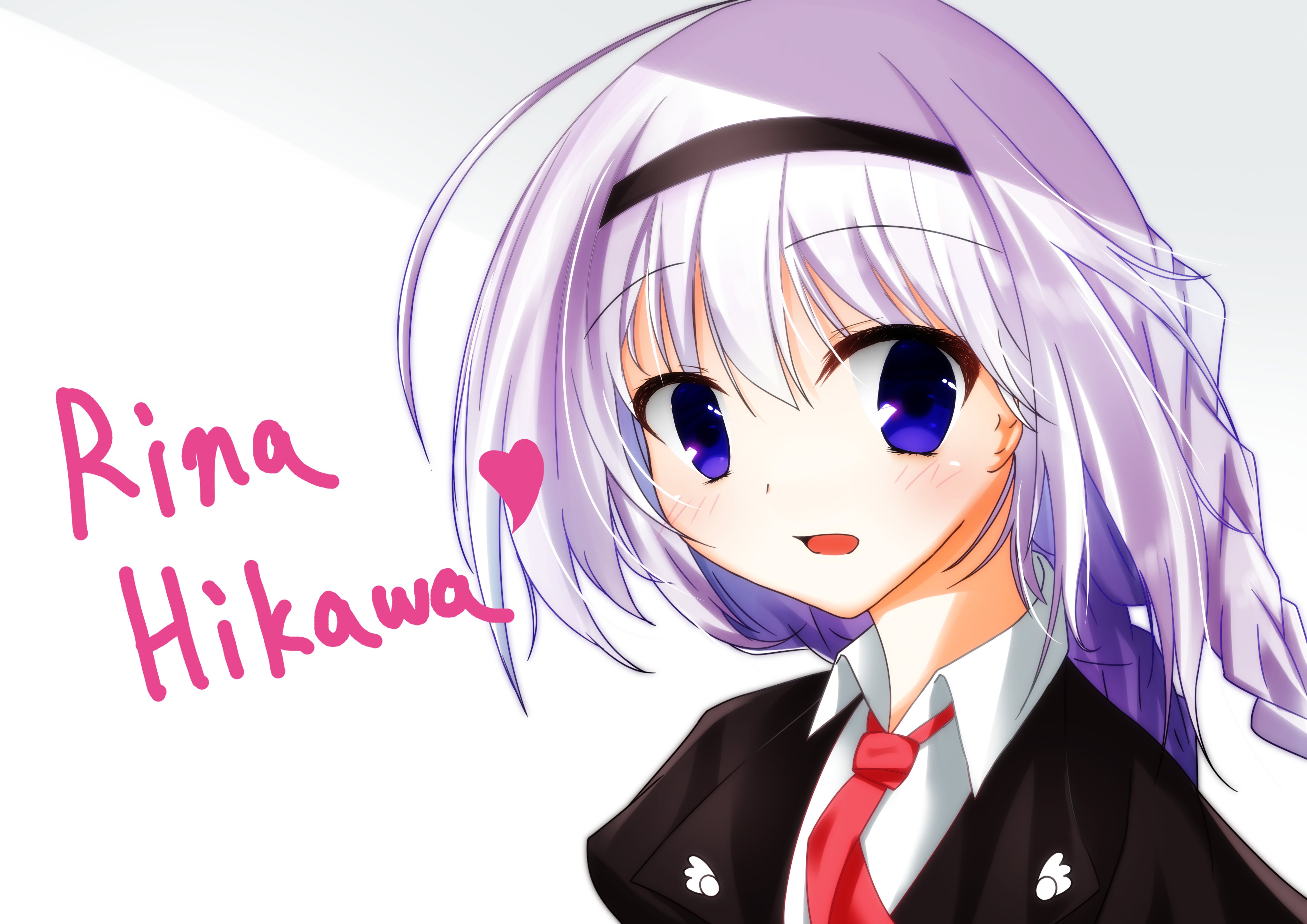 Uuy お絵かきと車とカメラ 氷川里奈誕生日に描いた落書き仕上げた 白系の髪難しい サクラノ詩 サクラノ刻 氷川里奈 T Co Uajzor3kbg Twitter