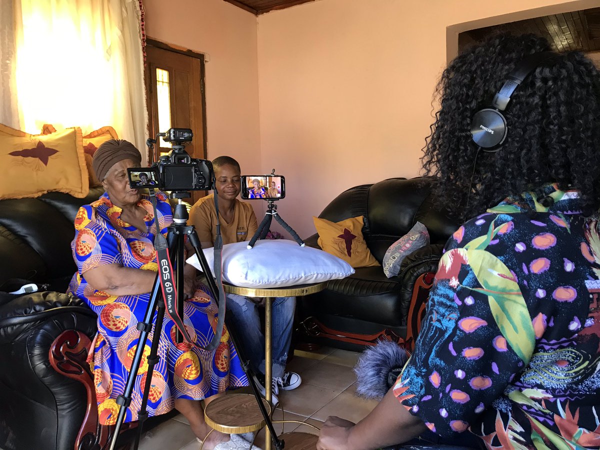 Telling African stories as authentic as they are is one of my fave thing to do... 😁 also grandparents are super special, I laughed throughout this interview. 🤣🤣 what a gem 💎🌈🌈

#QueerStoryTeller #QueerLives