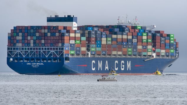 1/ We romanticize FUTURE tech + engineering––but there are far more consequential, critically important but less-sexy hyped-up engineering feats. Consider the CMA CGM Brazil––the largest container ship to ever dock on the east coast––in the history of the world...