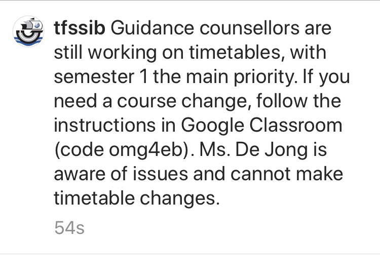 Turner Fenton IB (@tfssib) on Twitter photo We are aware that some students are still missing courses. Please be patient. <a href="/TFSSGuidance/">TFSS Guidance</a> <a href="/tfssSAC/">Turner Fenton SS</a> We are aware that some students are still missing courses. Please be patient. <a href="/TFSSGuidance/">TFSS Guidance</a> <a href="/tfssSAC/">Turner Fenton SS</a>