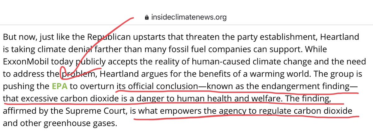 AND Cato and Heartland are working on overdrive to continue to push the denials of what climate change is doing. Just like when they helped push the Philip Morris version that 2nd hand smoke wasn’t harmful.Oil is a big business run by corruption4/