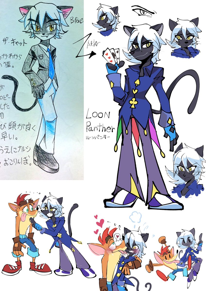 @RichardArt13 Hello Richard!  Thank you for the last time!  This time I have a request!

I want you to draw My oc 「Loon Panther」! 