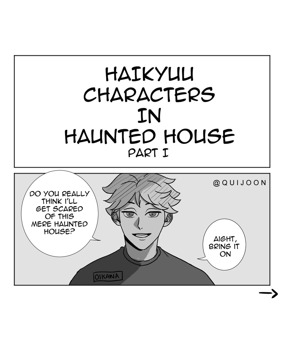 Haikyuu characters in Haunted House [1/2]

#haikyuu 