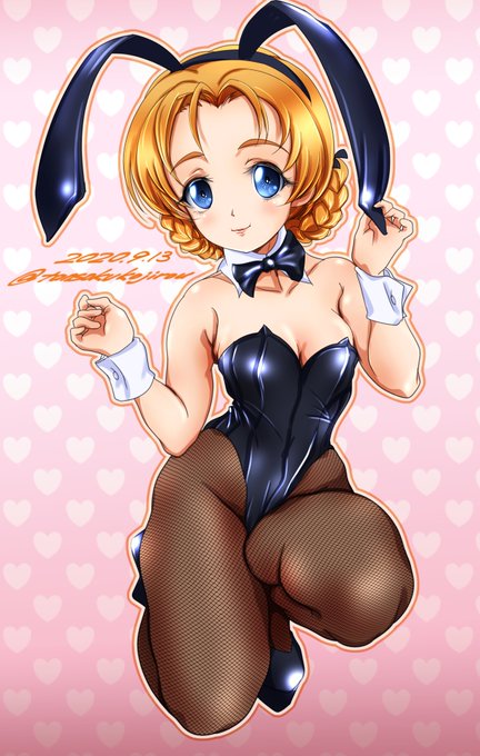 #ガルパン版深夜のお絵描き60分一本勝負_20200913
 #ガルパン版深夜のお絵描き60分一本勝負
 バニー・ペコ 